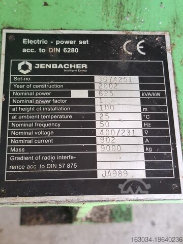 Gasmotor JENBACHER JMC312-625 kW(e) Jenbacher JMC 312
