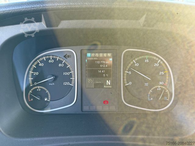 Transporter mit Koffer MERCEDES-BENZ ATEGO 818 L Koffer 6,10 m LBW 1 to.*AHK*EURO 6E