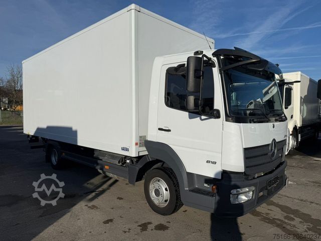 Transporter mit Koffer MERCEDES-BENZ ATEGO 818 L Koffer 6,10 m LBW 1 to.*AHK*EURO 6E