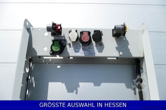Open semitrailer with tarp SCHMITZ CARGOBULL Liftachse Palettenkasten LED Beleuchtung ¤359.-m