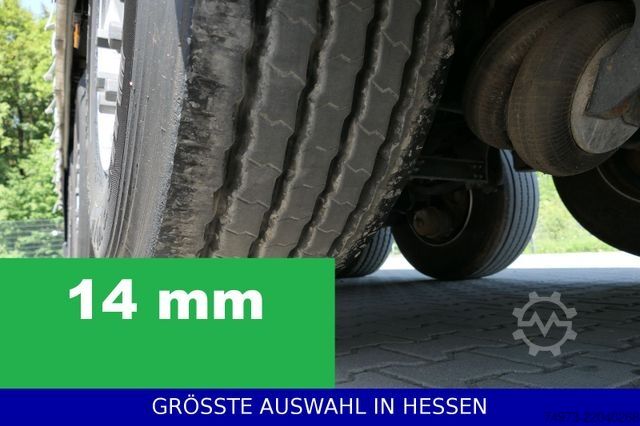 Open semitrailer with tarp SCHMITZ CARGOBULL Liftachse Palettenkasten LED Beleuchtung ¤359.-m