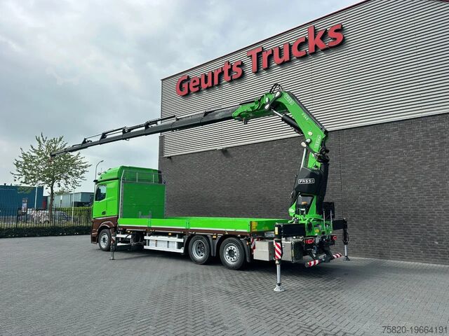 Kranwagen Mercedes-Benz Actros 2545 6X2 OPENLAADBAK MET FASSI F545RA.2...