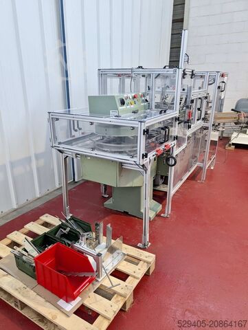 Automatische vertikale Etikettier- / Kartoniermaschine CAM AV65