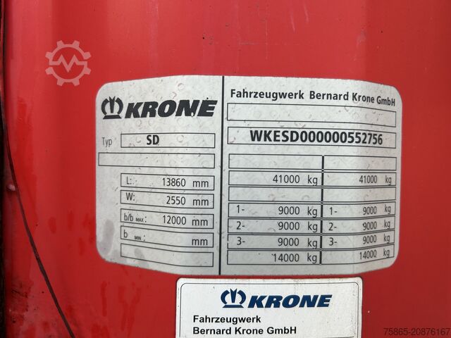 Volume transport Krone Profi Liner / Mega / Curtainside / BPW Drum / N...