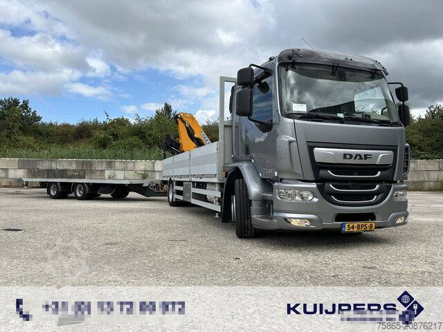 Crane DAF LF 320 FA 19T + Burg BPM 0018 Trailer / Effer 1...
