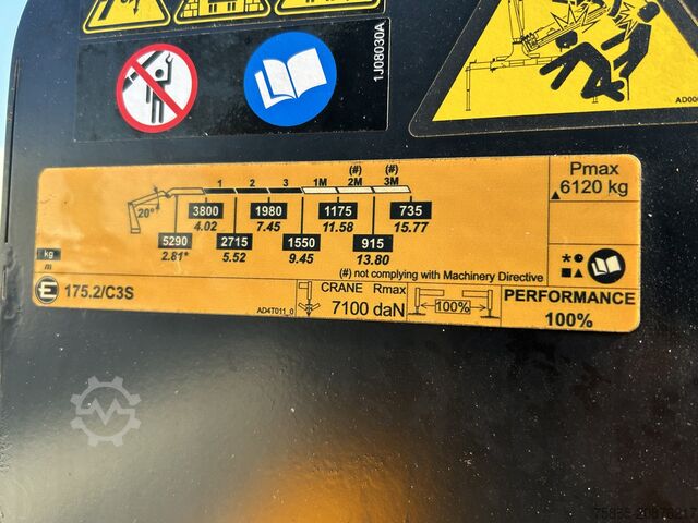 Crane DAF LF 320 FA 19T + Burg BPM 0018 Trailer / Effer 1...