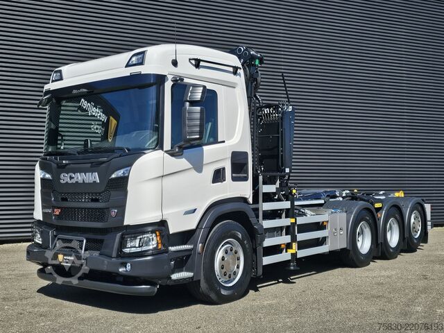 Hakenarmsystem Scania G460 8x4*4 XT / PALFINGER EPSILON Q200 KRAAN + ...