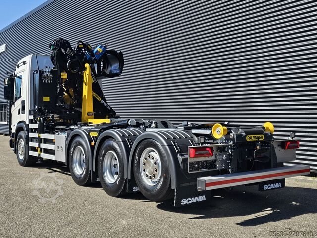 Hakenarmsystem Scania G460 8x4*4 XT / PALFINGER EPSILON Q200 KRAAN + ...