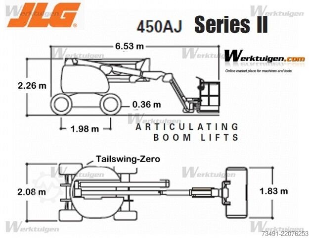 Teleskoparbeitsbühne JLG 450AJ Diesel Allrad 16m