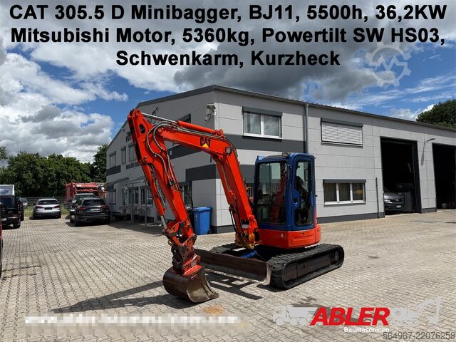 Mini excavator Caterpillar 305.5 D Minibagger Powertilt SW HS03