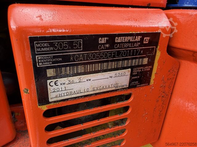 Mini excavator Caterpillar 305.5 D Minibagger Powertilt SW HS03