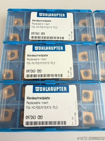 Zubehör Wohlhaupter Wendeschneidplatten