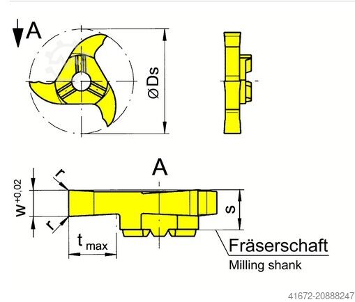 Zubehör HORN Wendeschneidplatten