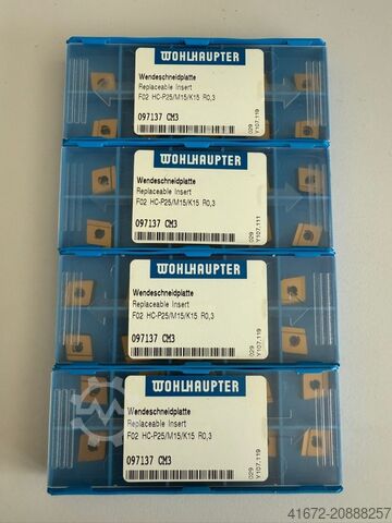 Zubehör Wohlhaupter Wendeschneidplatten