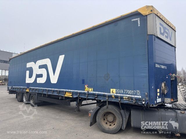 Auflieger mit Pritsche & Plane Schmitz Cargobull Semitrailer Curtainsider Mega