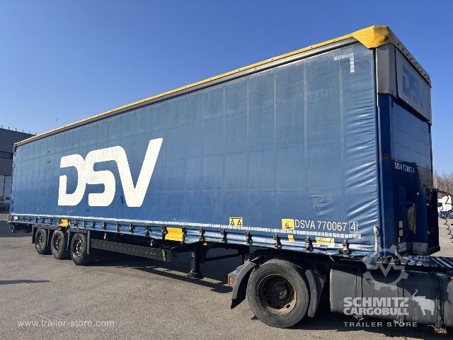 Auflieger mit Pritsche & Plane Schmitz Cargobull Semitrailer Curtainsider Mega