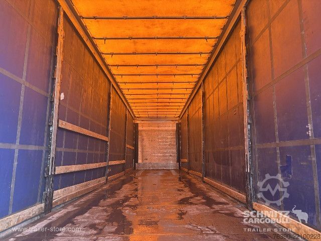 Auflieger mit Pritsche & Plane Schmitz Cargobull Semitrailer Curtainsider Mega