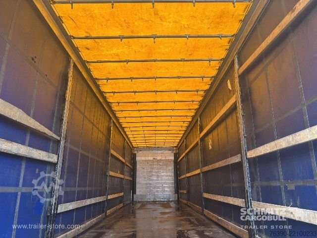 Auflieger mit Pritsche & Plane Schmitz Cargobull Semitrailer Curtainsider Mega