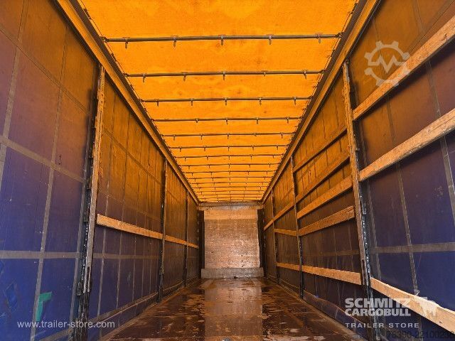 Auflieger mit Pritsche & Plane Schmitz Cargobull Semitrailer Curtainsider Mega