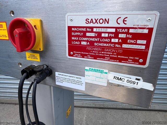 Bag sealing machine Saxon Continuous Bag Sealer SB1000 Electric Lift Mast
