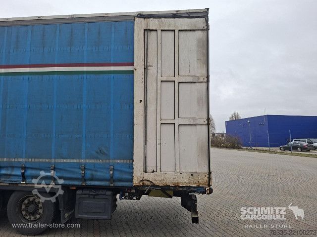 Auflieger mit Pritsche & Plane Krone Curtainsider Mega