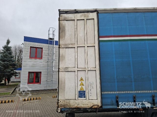 Auflieger mit Pritsche & Plane Krone Curtainsider Mega