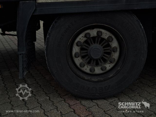 Auflieger mit Pritsche & Plane Krone Curtainsider Mega