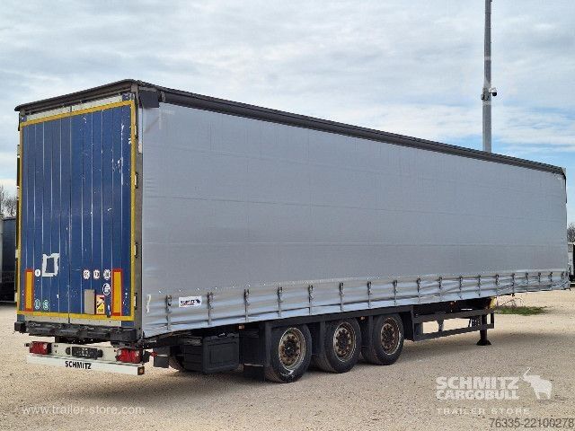 Open semitrailer with tarp Schmitz Cargobull Curtainsider Mega