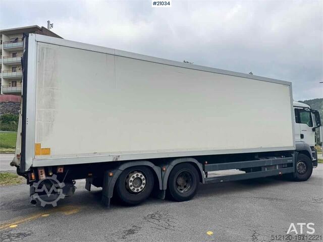 Koffer MAN TGS 26.400 6x2 Box truck w/ Full side opening. WAT