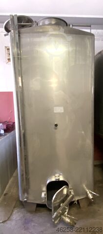Cubic fermentation and storage tank  