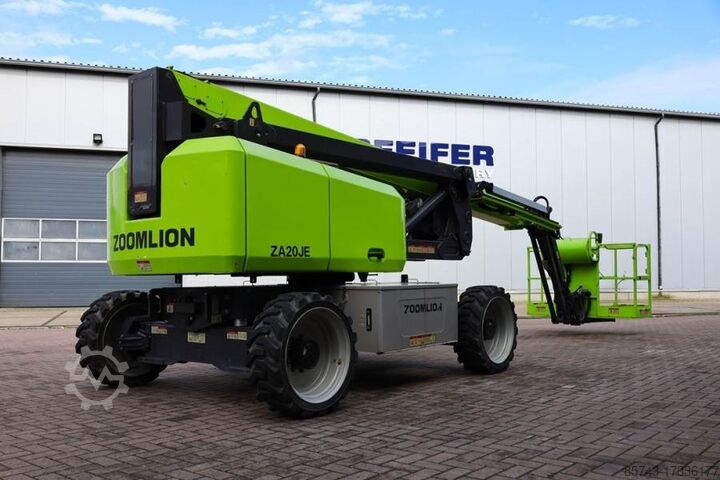 Gelenkteleskoparbeitsbühne Zoomlion ZA20JE Fully Electric Lithium-Powered, 4x4 Rough T