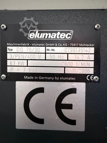 Double miter saw Elumatec DG 79