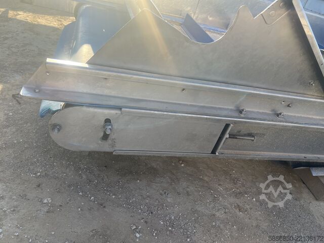 Feeder with pushers Inox 480 x 90 cm  