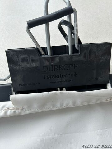 Overhead-Transportanlage mit Taschen Dürkopp Transportanlage