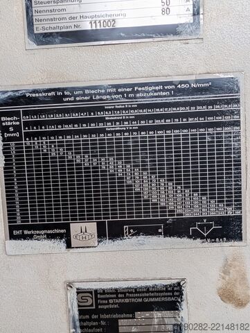 Press brake EHT EHPS 15-35