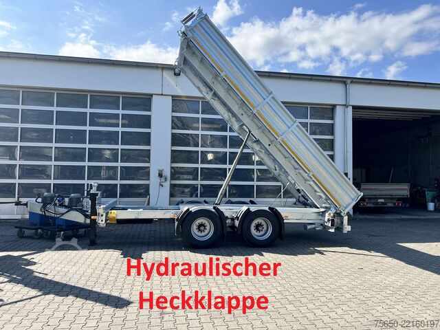 Kippanhänger Möslein TTD 19 B  19 t Tandemkipper- Tieflader hydraulischer Klappe Breitbereifung