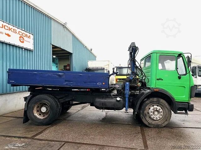 Tipper Mercedes-Benz 1617 C 4x2 KIPPER WITH CRANE (6-CILINDER ENGINE...
