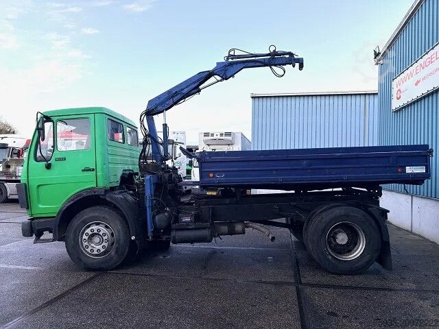 Tipper Mercedes-Benz 1617 C 4x2 KIPPER WITH CRANE (6-CILINDER ENGINE...