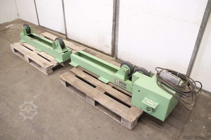 Behälterdrehvorrichtung Gieseking Rollenabstand 187 - 1000 mm