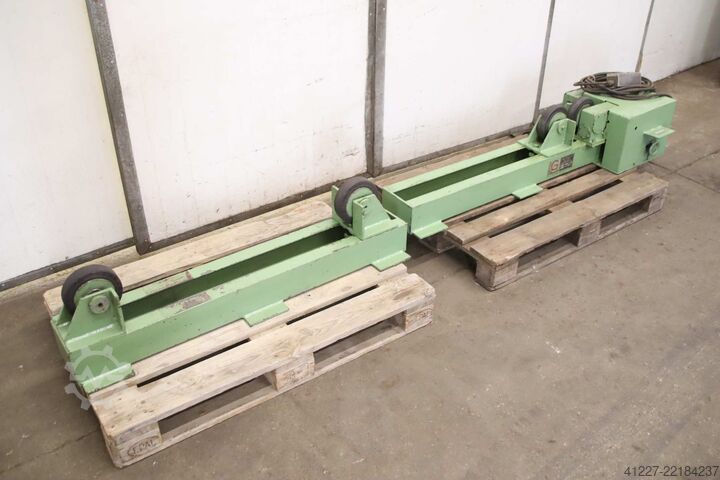 Behälterdrehvorrichtung Gieseking Rollenabstand 187 - 1000 mm