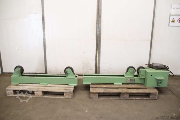Behälterdrehvorrichtung Gieseking Rollenabstand 187 - 1000 mm