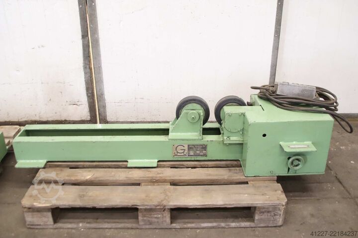 Behälterdrehvorrichtung Gieseking Rollenabstand 187 - 1000 mm