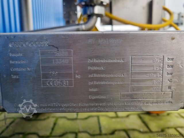 Agitator tank with insulation / tank Eurocont 