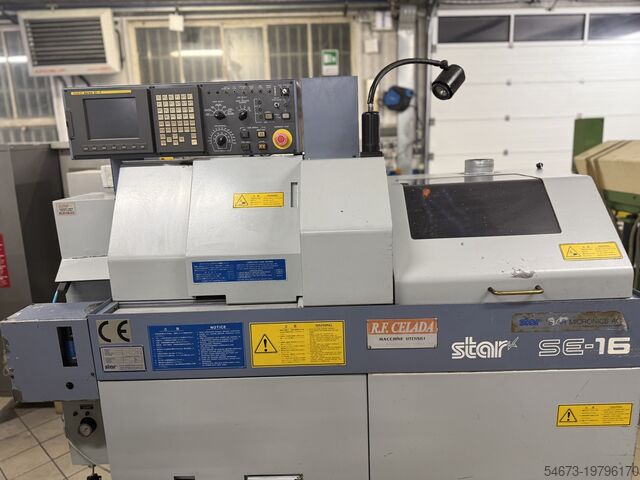 Swiss Type CNC Lathe STAR SE-16 STAR SE-16