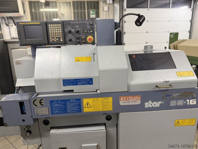Swiss Type CNC Lathe STAR SE-16 STAR SE-16