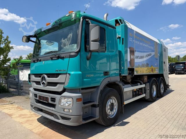 Garbage truck MERCEDES-BENZ Actros 2536 6x2 Müllwagen/Klima/LENKACHSE
