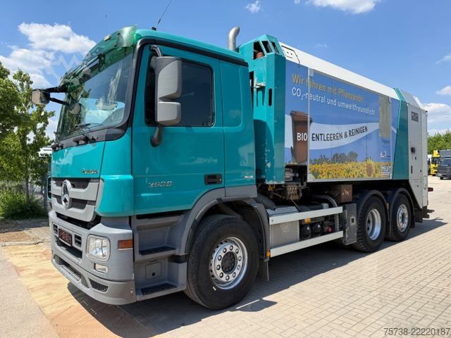 Garbage truck MERCEDES-BENZ Actros 2536 6x2 Müllwagen/Klima/LENKACHSE