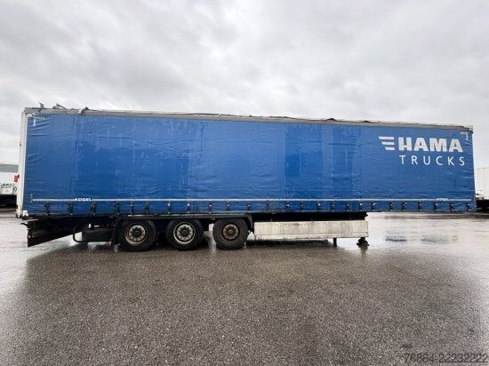 Open semitrailer with tarp KRONE SD 24 TAUTLINER, BPW-ACHSEN, LIFTACHSE, EDSCHA-VERDECK,