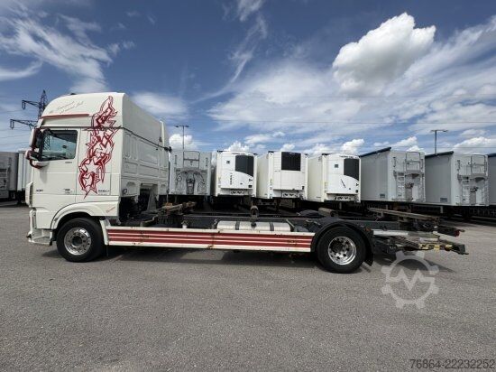 Swap body truck DAF XF 480 FA BDF SSC EURO 6, BäR CARGOLIFT FALT, RETARDER