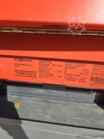 Low-temperature boiler Heating system Viessmann VITOPLEX SX1 575kw  + gas burner Weishaupt